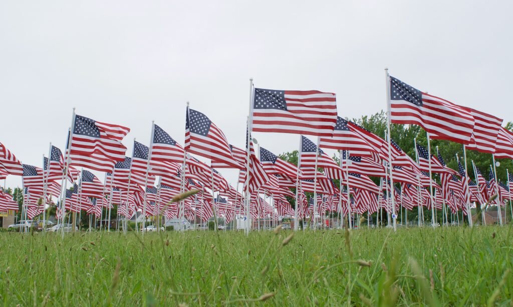 Worcester County Veteran’s Memorial flying 204 banners - Worcester ...