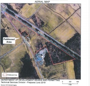 •Aerial map