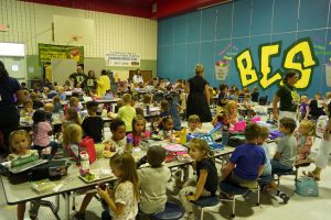BES students-cafeteria