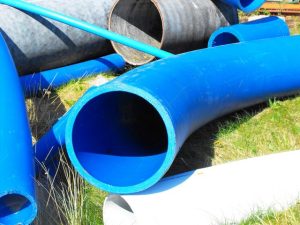 Water main pipes