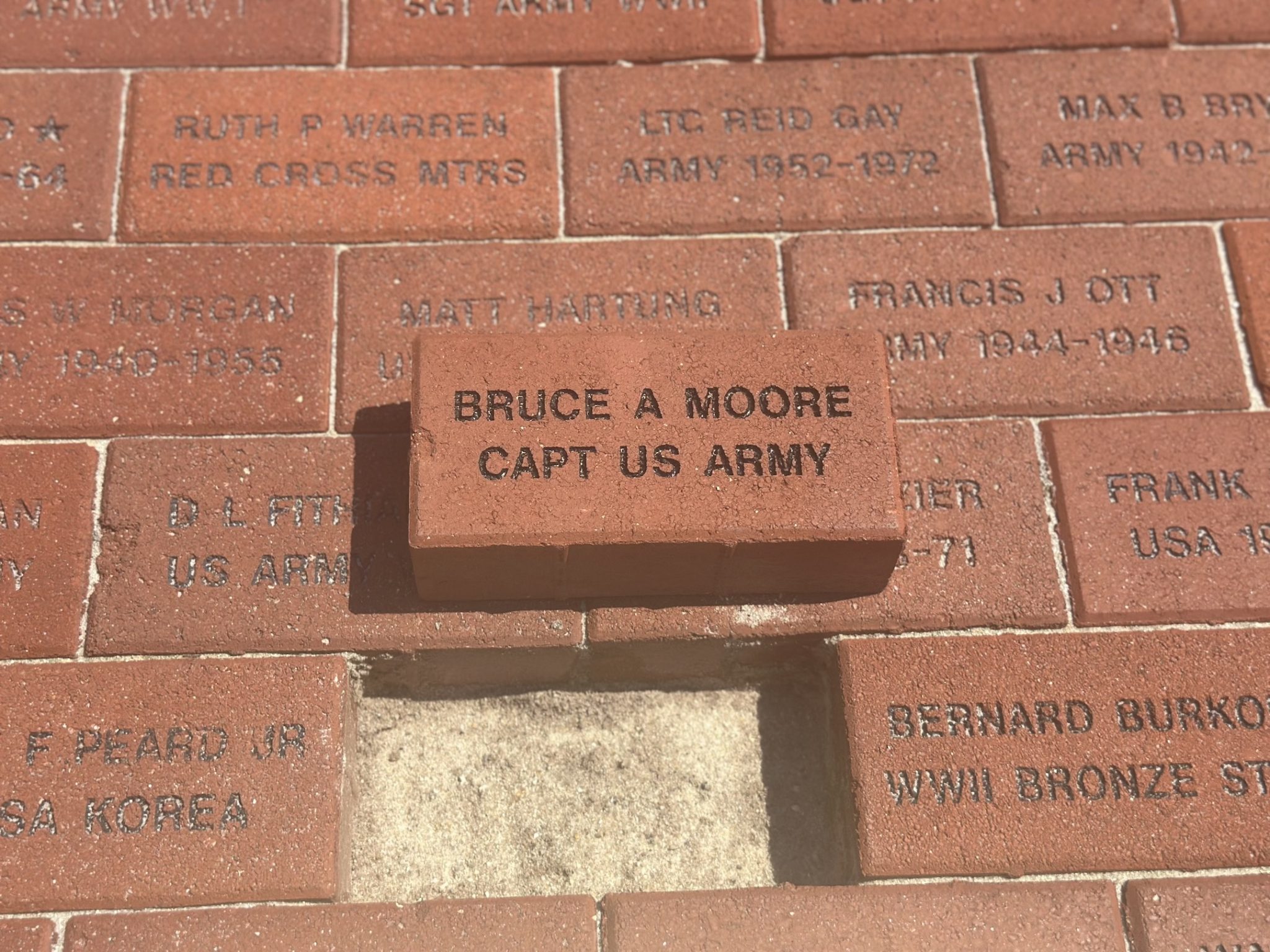 Bruce Moore honored with brick dedication at Worcester veterans ...