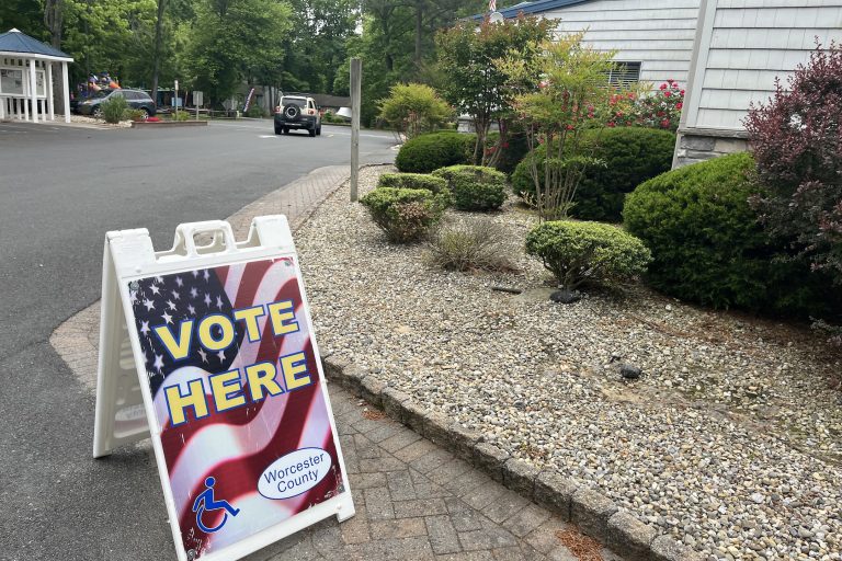 Vote Here-community center