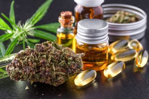 Medical cannabis stock photo