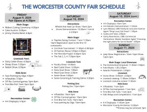 Fair schedule