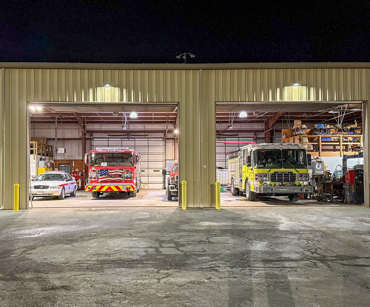 OPA’s public works building to host fire trucks for now